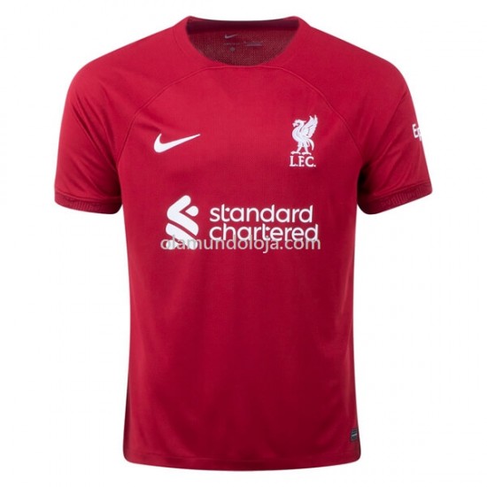 Camisola Liverpool Equipamento Primeiro 2022-2023 Manga Corta